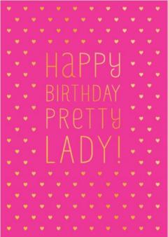 Felicitare - Happy Birthday pretty lady! Pigment Productions