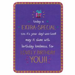 Felicitare - Extra Special Lovely Birthday You Pigment Productions