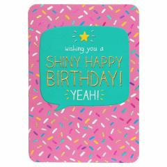 Felicitare - Shiny Happy Birthday - Yeah 
