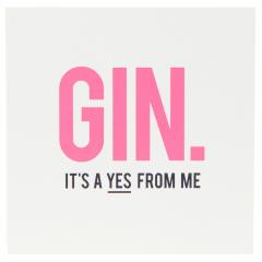 Felicitare - Gin Yes From Me Pigment Productions