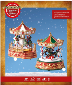 Cutie muzicala - Carusel cu lumini si muzica - Winter Carnival