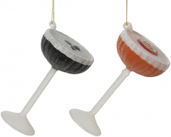 Ornament brad - Glass with Beads All Over (doua modele, pret pe bucata)