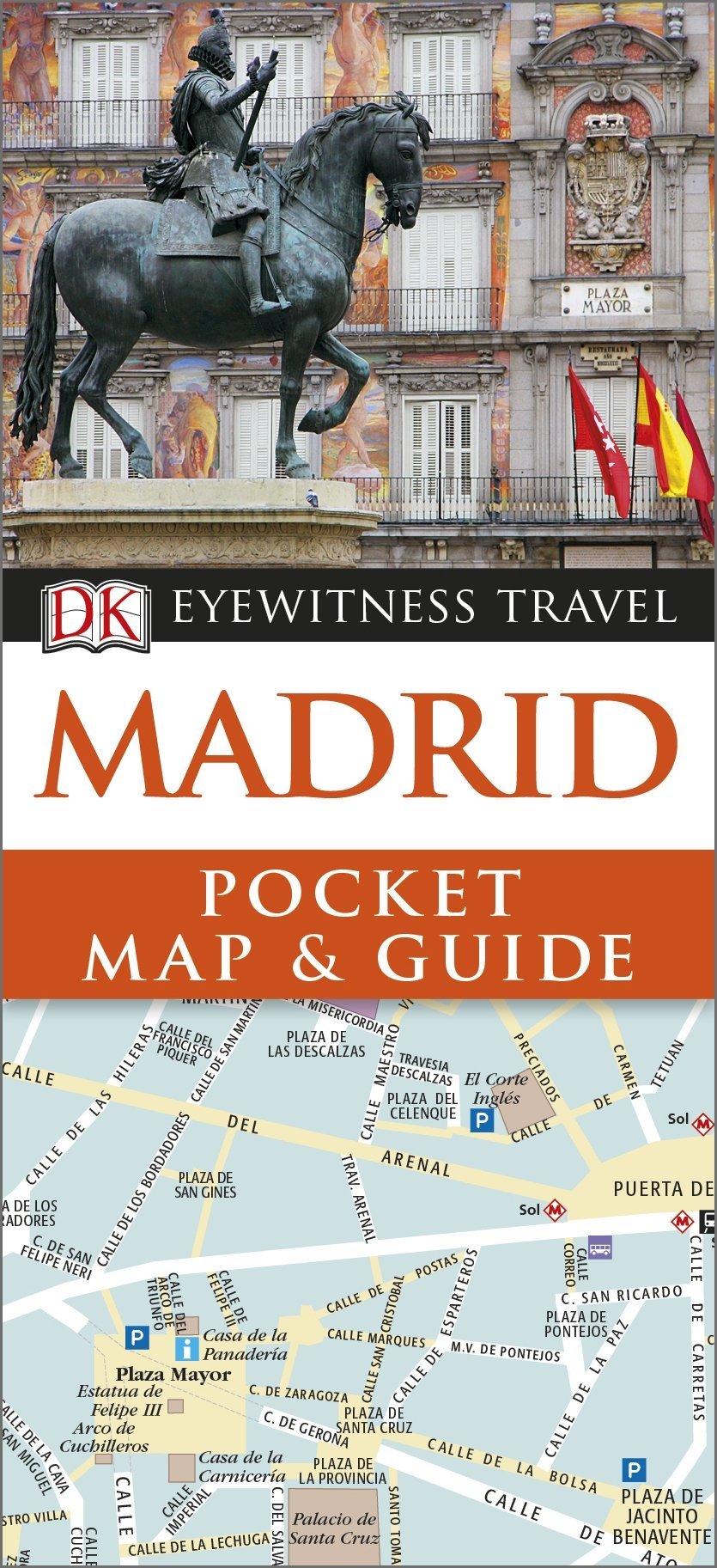 DK Eyewitness Pocket Map and Guide - Madrid