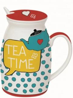 Cana cu capac 300 ml - Tea Time