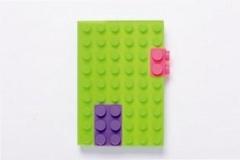 Notebook, A6 Silicon. Green