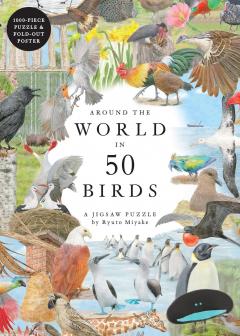 Puzzle Around the World in 50 Birds, 1000 piese