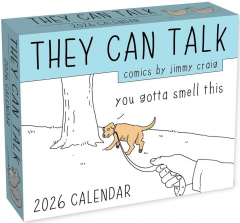 Calendar de birou - Ianuarie 2026 - Decembrie 2026 - They Can Talk Comics (Day-to-Day)
