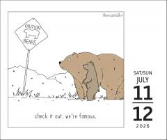 Calendar de birou - Ianuarie 2026 - Decembrie 2026 - They Can Talk Comics (Day-to-Day)