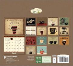 Calendar de perete 2026 - Coffee