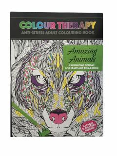 Carte antistres de colorat Amazing Animals