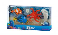 Set 4 figurine - Dory + Hank + Bailey + Marlin