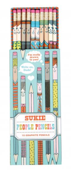Set creioane colorate - People Pencils - Sukie