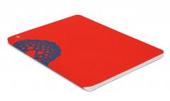 Carnet - Blue on Red Wraparound