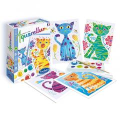 Set creativ - Aquarellum Mini - Pisici