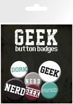 Insigne - Geeks and Nerds - mai multe modele GB Eye