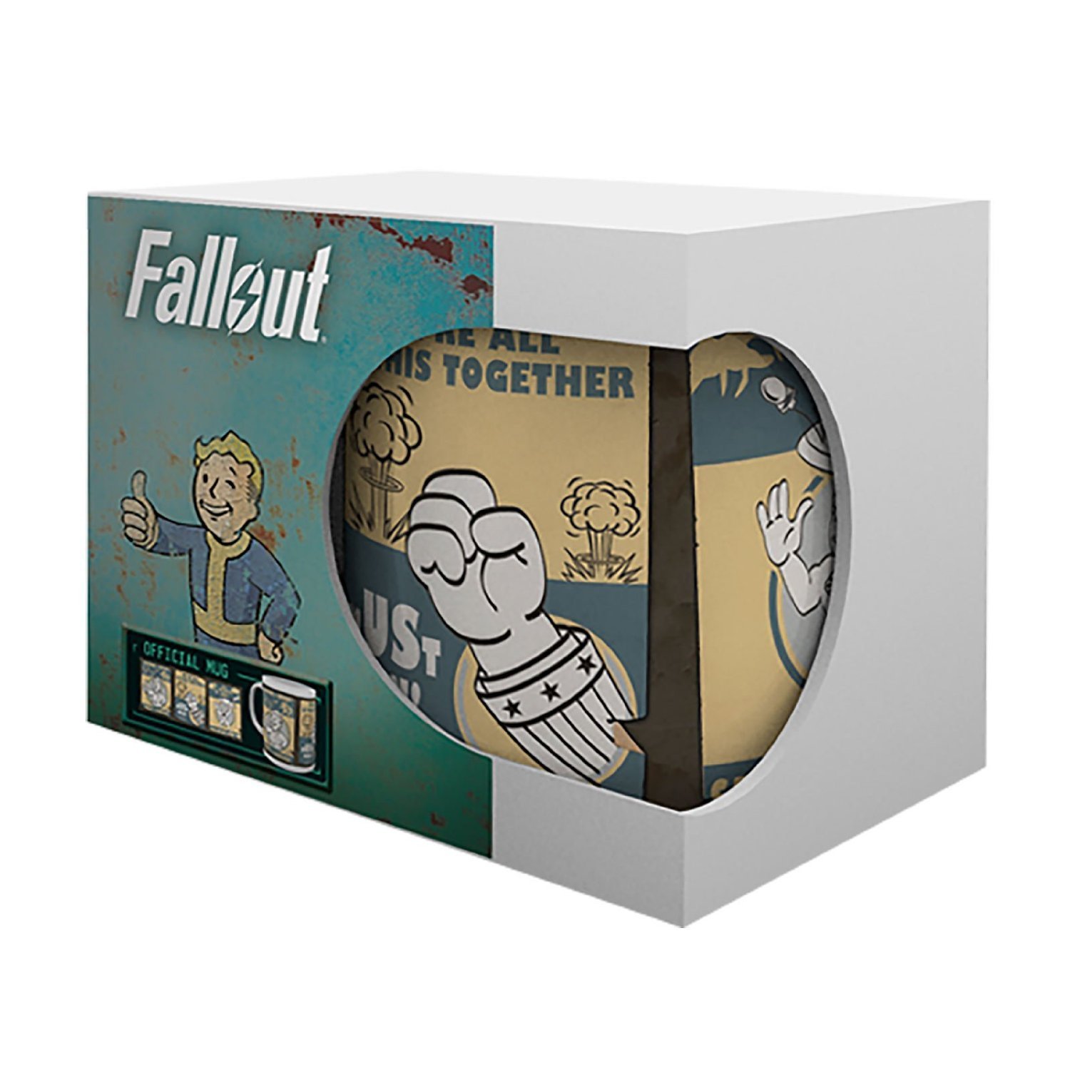 Tasse Costume Fallout 4 - Blanche - 11 X 10 Cm - Officieux