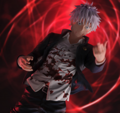 Figurina Satoru Gojo (Cursed Technique Reversal Red Version)