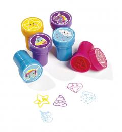 Set 12 stampile cu tus propriu - Unicorni