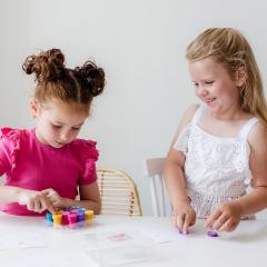 Set 12 stampile cu tus propriu - Unicorni