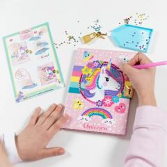 Set creativ - Jurnalul meu cu unicorni si diamante