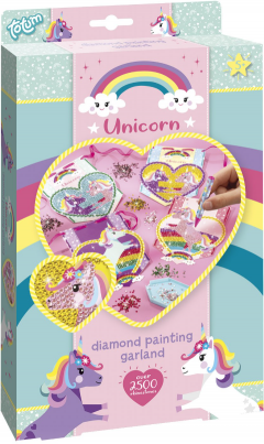 Set creativ DIY cu diamante - Unicorni cu slipici