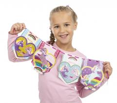 Set creativ DIY cu diamante - Unicorni cu slipici
