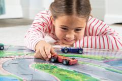 Puzzle 2 in 1 - Masini de curse,48 piese