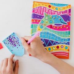 Set creativ DIY - Jurnalul meu cu delfin si diamante