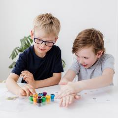 Set 12 stampile cu tus propriu - Dinozauri