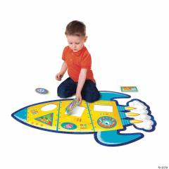 Puzzle de podea - Racheta, 39 piese
