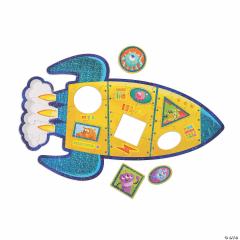 Puzzle de podea - Racheta, 39 piese