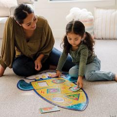 Puzzle de podea - Racheta, 39 piese