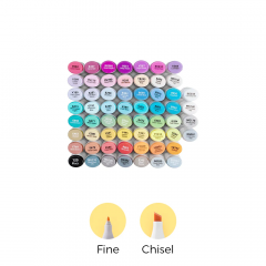 Set 60 markere - Ohuhu Oahu - Fine & Chisel