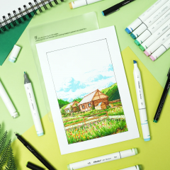 Set 60 markere - Ohuhu Oahu - Fine & Chisel