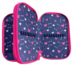 Penar cu 2 fermoare neechipat - Inimioare