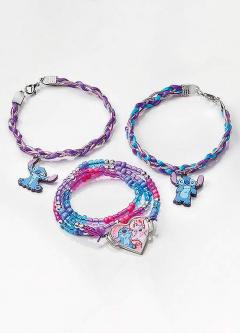 Set creativ - Lilo si Stitch - Bratari cu pandantive