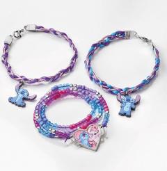 Set creativ  2 in 1 - Lilo si Stitch - Creeaza bratari si figurine din ipsos