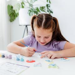 Set creativ  2 in 1 - Lilo si Stitch - Creeaza bratari si figurine din ipsos