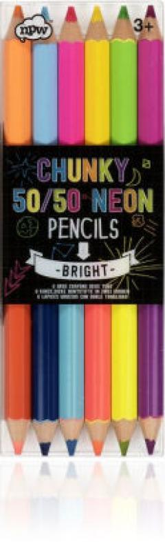 Set creioane colorate - Chunky NPW