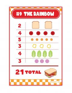 Joc educativ - Math Sandwich