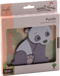Puzzle din lemn 4 piese - Panda