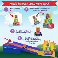 Joc distractiv de asociere si motricitate - Crash Monsters