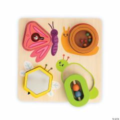 Jucarie senzoriala din lemn, de tip puzzle - Sensory Sprouts Surprise Puzzle