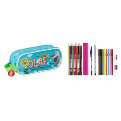 Penar cu 2 fermoare echipat - Frozen - Olaf