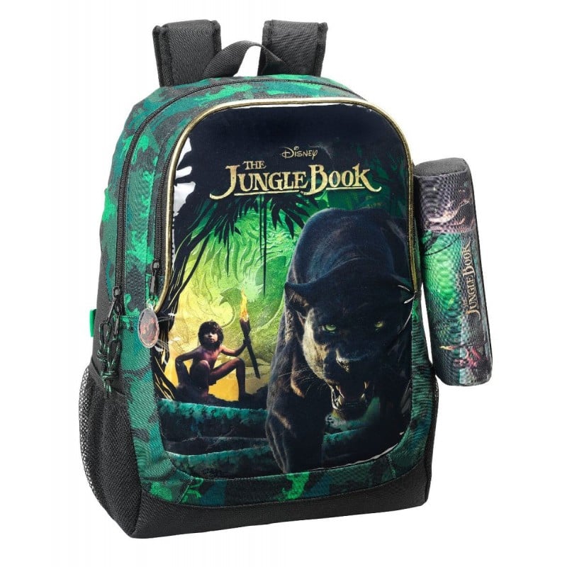Ghiozdan cu penar - The Jungle Book Jad Flamande