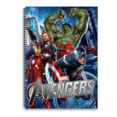 Caiet matematica cu spira A4 - Avengers