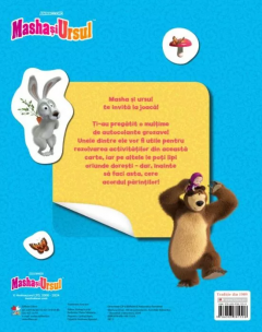 Masha si Ursul. 100 de autocolante. Activitati distractive