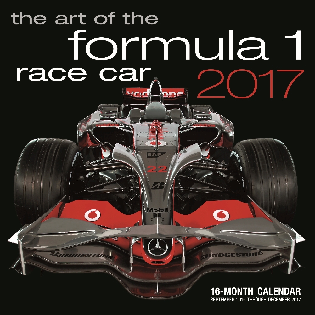 Calendar 2017 Art of the Formula 1 Race Car Motorbooks