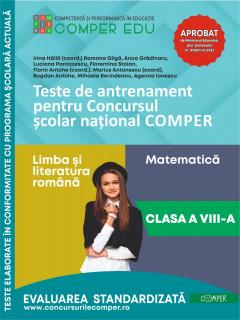 Coperta cărții Teste de antrenament pentru Concursul scolar national COMPER. Clasa a VIII-a