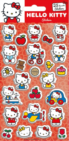 Set 25 stickere - Hello Kitty - Kitty & Mimmy
